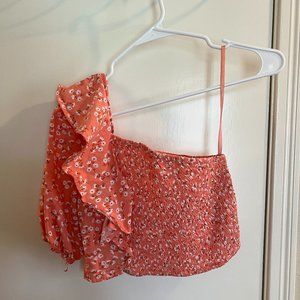 Billabong x The Salty Blonde Shine On One-Shoulder Crop Top